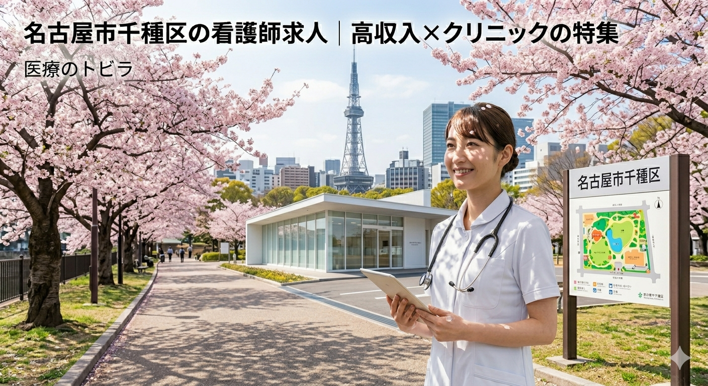看護師求人｜名古屋市千種区｜高収入・クリニック求人あり