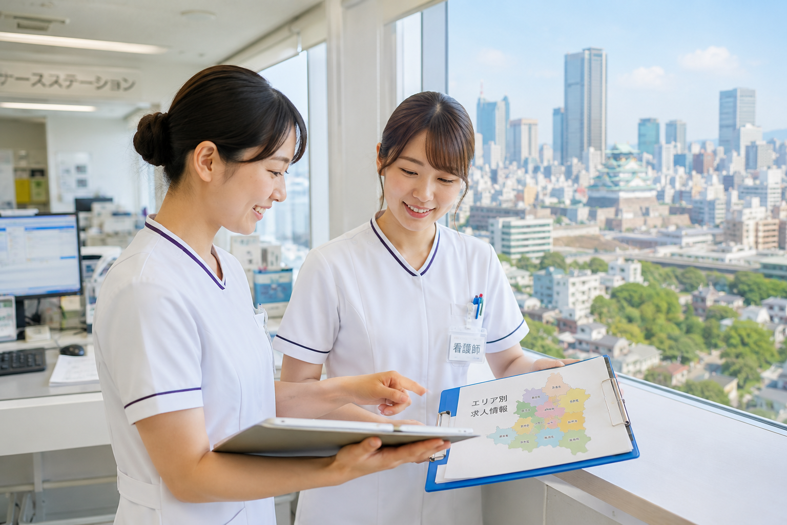 エリア別で見る大阪市の看護師求人