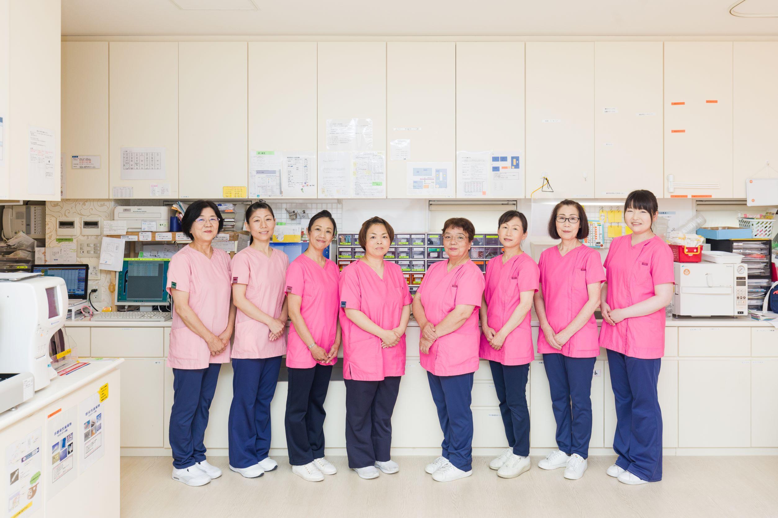 看護師・臨床検査技師集合写真